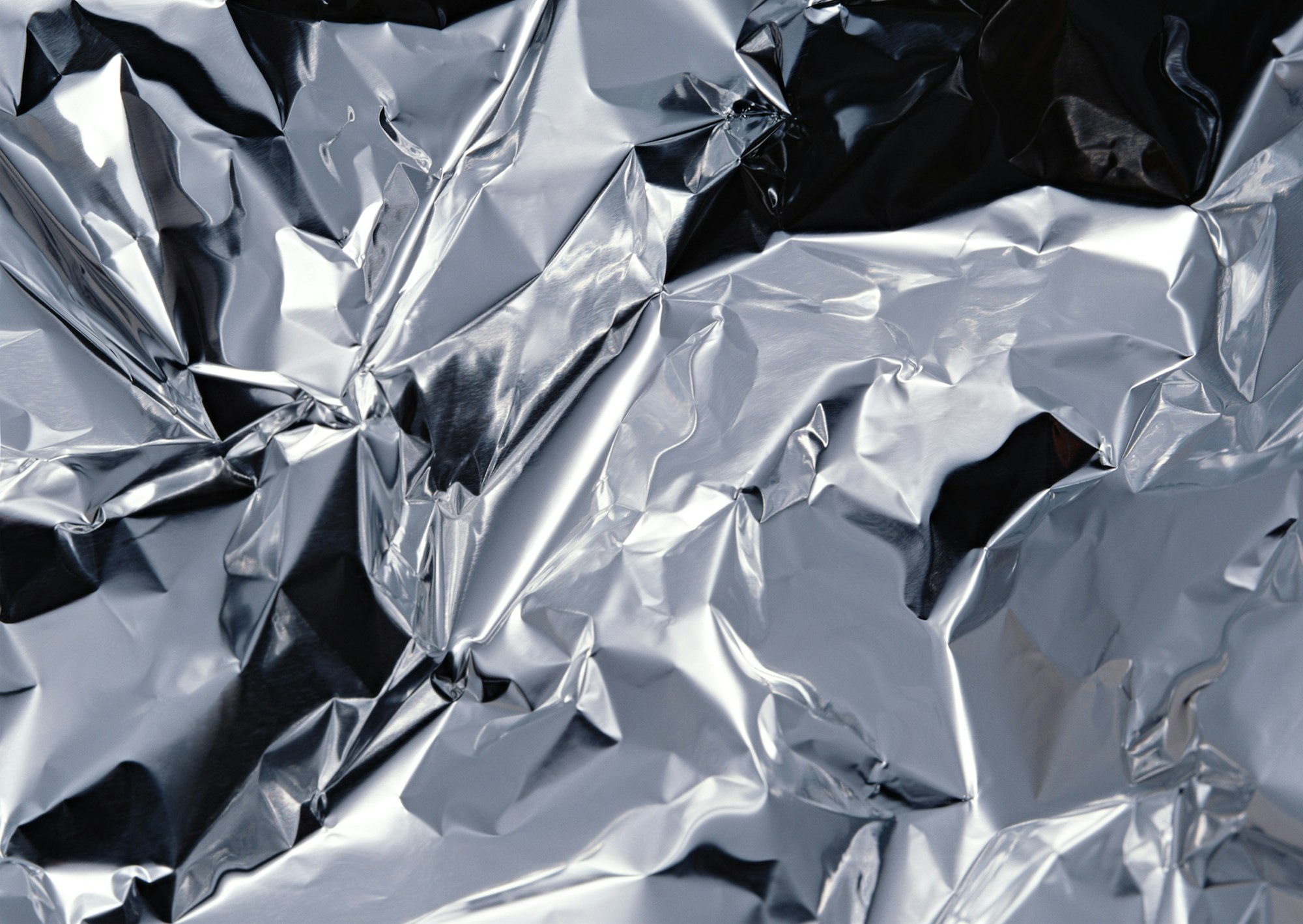 Abstract silver foil texture background